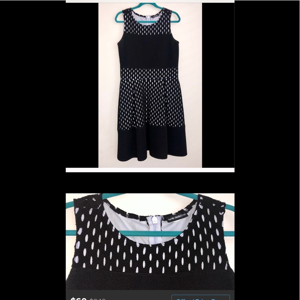 David Charles Fit & Flare Dress tween 12-14